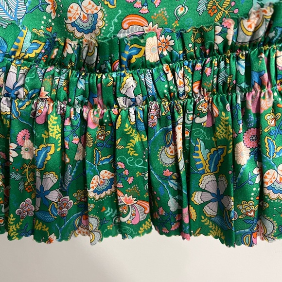 The Vampires Wife Floral Silk Mini Dress - Picture 6 of 14